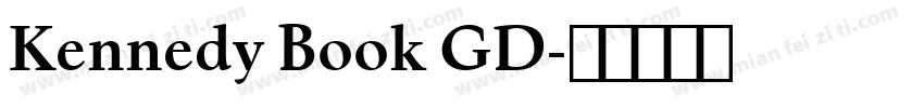 Kennedy Book GD字体转换